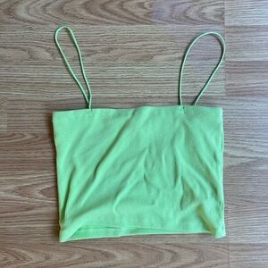 Zara Green Crop Top